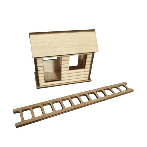 Creative wooden treehouse - wooden,