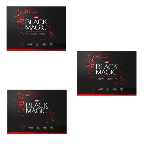 Black magic dark chocolate - black,