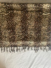 Leopard Print Ladies Soft Scarf