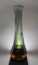 Whitefriars Cirrus Vase Gold Pattern 9890