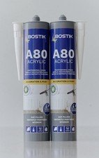 2 x BOSTIK A80 Prof Acrylic