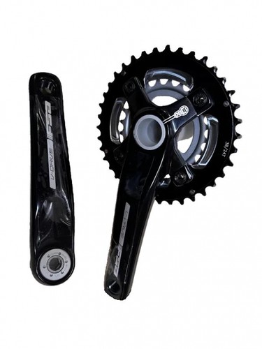 Crankset 175mm black - black, fsa