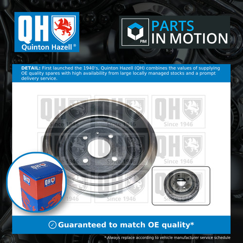 Brake drums fits - 2x, (pair