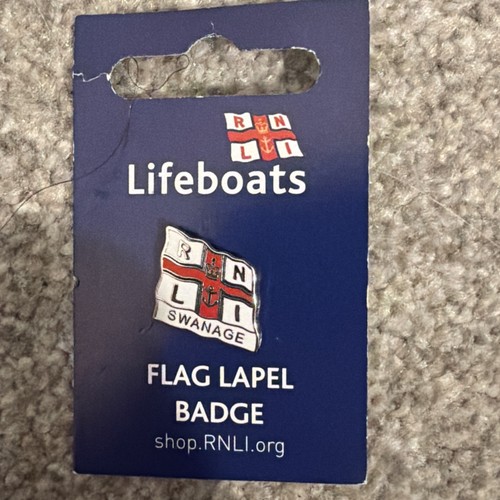 Swanage rnli lifeboat lapel - -,