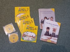 Exc cond Jolly Phonics Grammar lot Handbooks workbooks CDs educational reading 