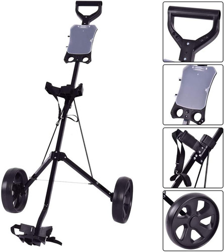 Golf push cart - golf, folding