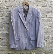 Gurteen pastel striped single breasted lightweight summer boating blazer 40R