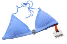 SUPERDRY Seafarer Bikini Top Swimwear Women's MEDIUM Padded Stretch Lined Stripe