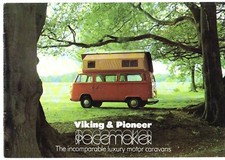 Volkswagen Transporter Viking Motor Caravans Late 1970s UK Market Sales Brochure