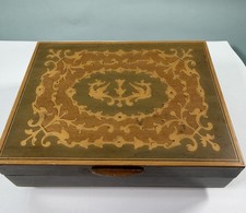 Vintage Inlaid Wooden Music