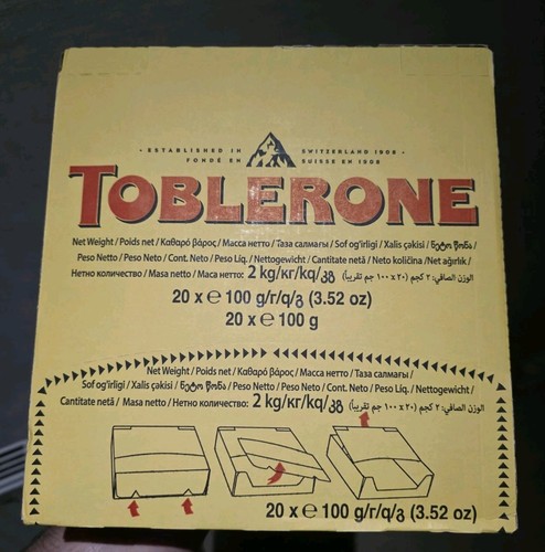 Toblerone swiss milk chocolate - toblerone,