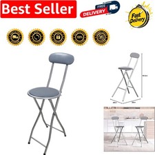Stylish Round High Chair Stool – Versatile Folding Design for Home and Garden