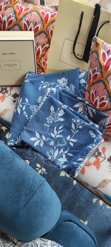 Double duvet set - dunelm., blue