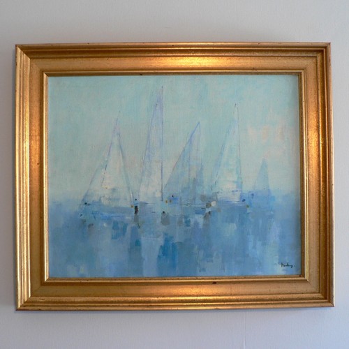 Leonard hunting oil canvas - on,