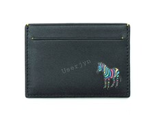 Paul Smith Wallet - BNWT Zebra Patch Yellow Stitch & Lining Card Holder Case