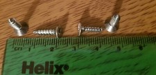 4 X IKEA metallic screws Pax Stora P/N 101065