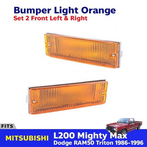 Front bumper light lamp - light, pair