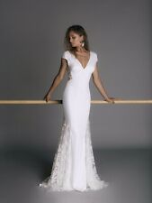 Rime Arodaky Pina Wedding Dress From The Mews Bridal. Viewing Essential: London.