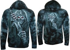 Tie Dye Hoodie Zip Up Grim