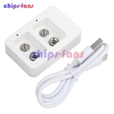 2 Slots Multi-function Ni-MH 9V Rechargeable Battery Charger Smart Fast Charging