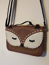 George Brown Owl Handbag With