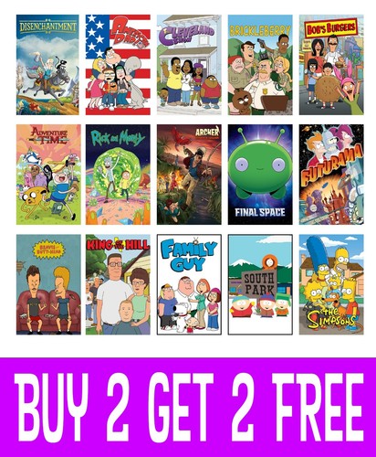 Cartoon shows posters - cartoon, tv