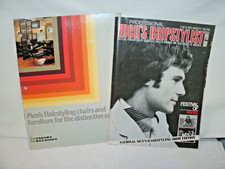 Vintage 1970's  BELMONT /Takara-Barber Chair Catalog & Mens Hairstylist Magazine