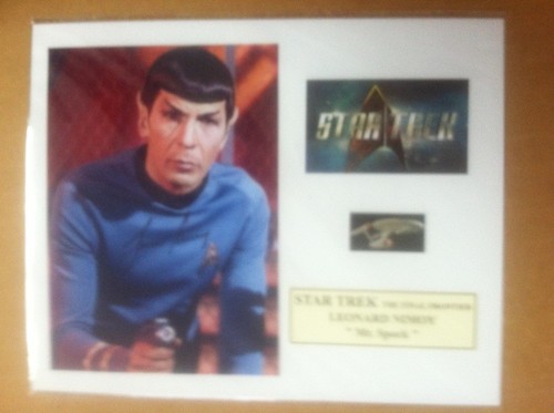 Signed leonard nimoy 5x7 color - signed,