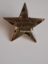 Stagecoach Bus Promotional Pin Badge.  I'm Saving The planet.  Bus Transport