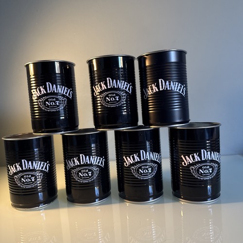 Jack daniels metal black tin - metal,