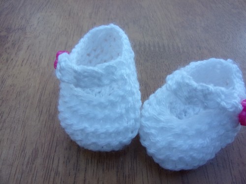 Handmade knitted doll shoes - doll, to