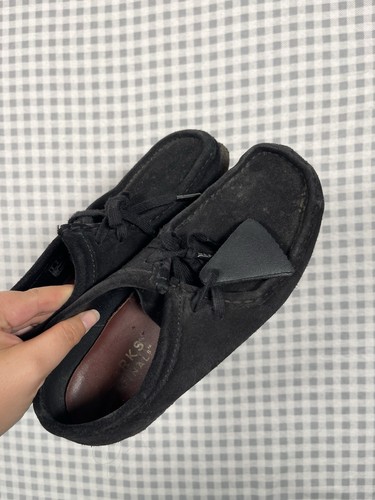 Black clark wallaby shoes - clark’s,