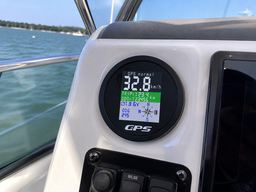 Gps speedometer tft waterproof - tft,