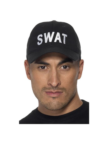 Black swat baseball cap - swat,