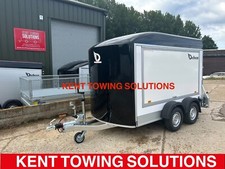 New Debon C500 Box Van Trailer with TWO Sales Exhibition Flaps Included 2000kg