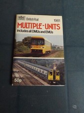 Ian Allan ABC BR DMU EMU Diesel Multiple Unit Book 1981 Class 101 108 117 307