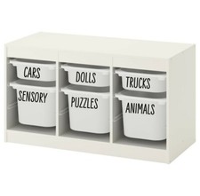 IKEA KALLAX TROFAST BOX LABELS