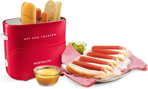 Retro pop hot dog - hot, toaster