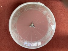 Vintage Circular Fluorescent Light Fitting 60/70s 16”Diameter 