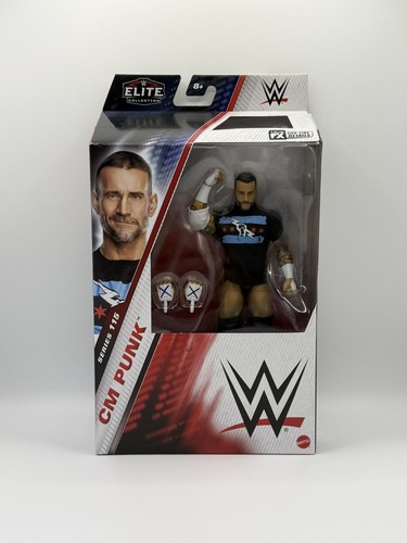 Punk wwe elite 115 mattel - wwe,