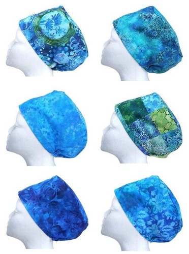 Dreamlike blue batik scrub - batik,
