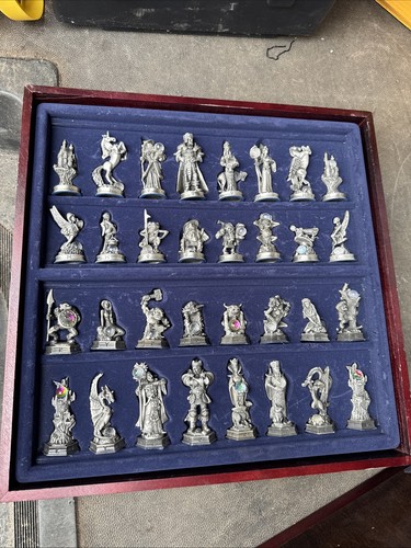 The danbury mint fantasy chess - the,