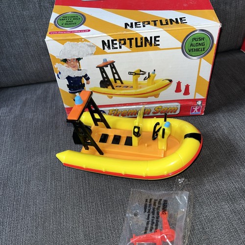 Fireman sam neptune boat - sam, &