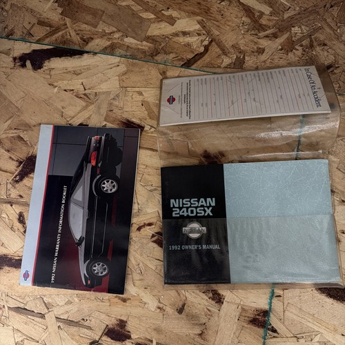 Nissan 240sx owner manual - nissan, owner’s