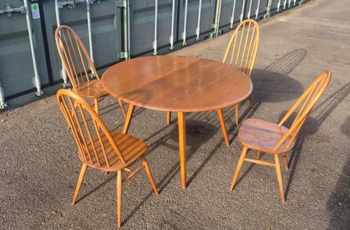 Mid century ercol dining set - ercol,