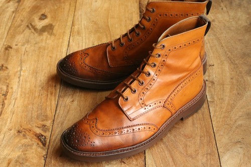 Tricker tan brown - tan, leather
