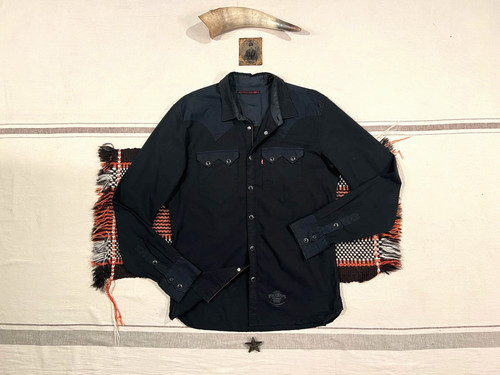 Levi sawtooth western shirt - western,