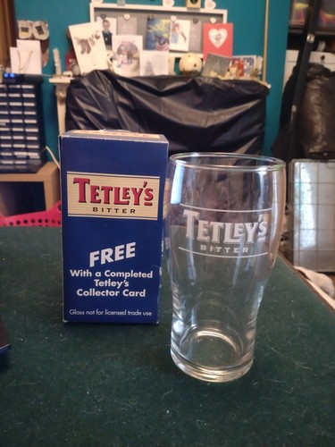 Tetley bitter pint - new, &