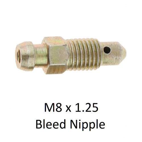 Bleed nipple 25 - m8, 1.25