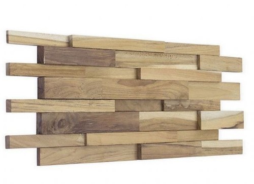 Split face wood tiles - tiles, |